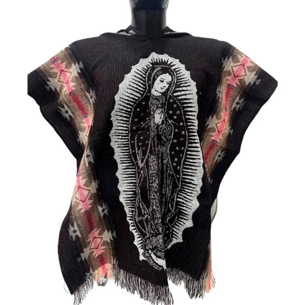 Poncho Ruana Virgen Guadalupe - Imagen 2