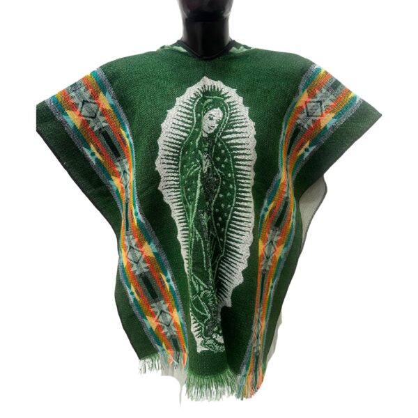 Poncho Ruana Virgen Guadalupe - Imagen 3
