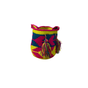 Mochila Wayuu Mediana con Diseño