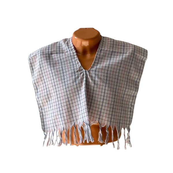 Poncho Niño Ferial Cuadros - Image 3